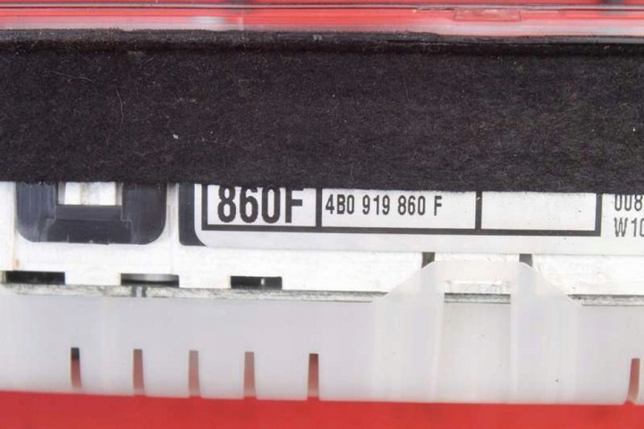 фото №7, Спідометр  прилади eu 4b0919860f audi a6 c5 1.8 20v 125 km 97-01