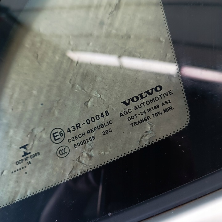 фото №9, Стекло кузовная правые зад volvo v40 ii хром 31352333