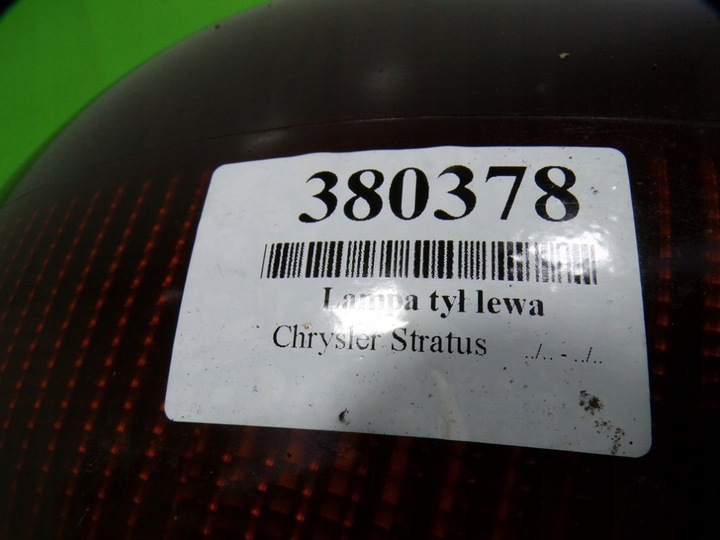 фото №8, Chrysler stratus cabrio лампа зад задня ліва
