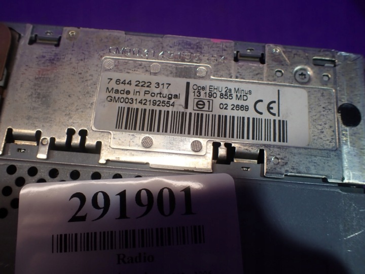фото №6, Opel meriva a 02-06 магнитола cd blaupunkt 13190855