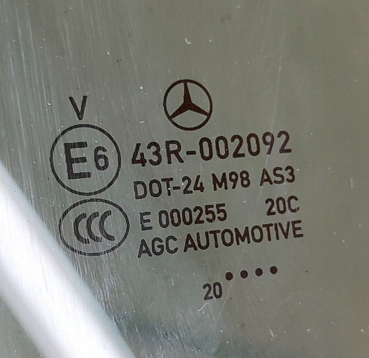 фото №7, Mercedes-benz glc x253 c253 2020 стекло кузовная задняя