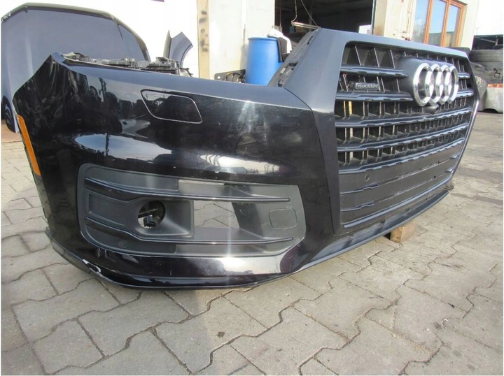 фото №9, Audi q7 4m 4m0 перед комплектний бампер капот крило підсилювач радіатор