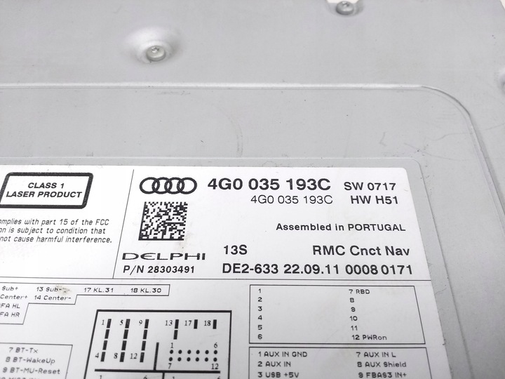 фото №8, Audi a6 s6 c7 4g 2011 панель / радиопроигрыватель cd/dvd/gps