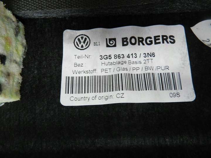 фото №6, Vw passat b8 полиця багажника 3g5863413