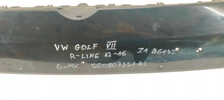 фото №7, Vw golf vii 7 r-line 12-16 бампер переднє перед 6xpdc 5g0807221al