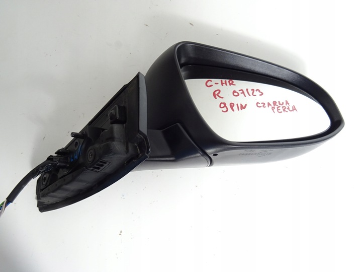 фото №10, Toyota c-hr chr рестайлінг дзеркало праві 9 pin чорна перлина