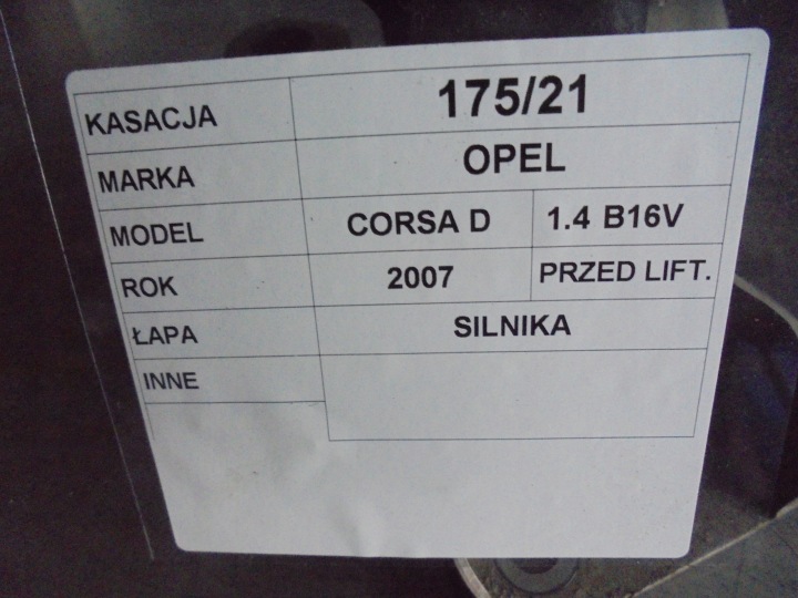 фото №4, Кронштейн двигуна opel corsa d 1,4b