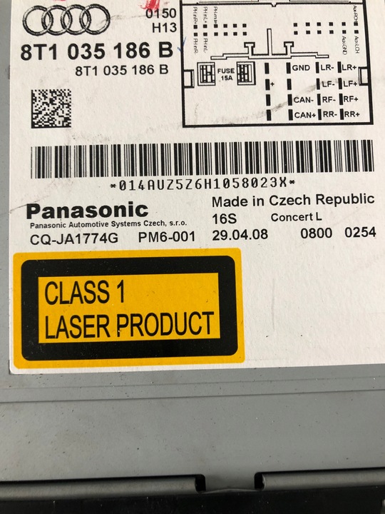 фото №6, Audi a4 a5 b8 радіо concert мультимедіа 8t1035186b