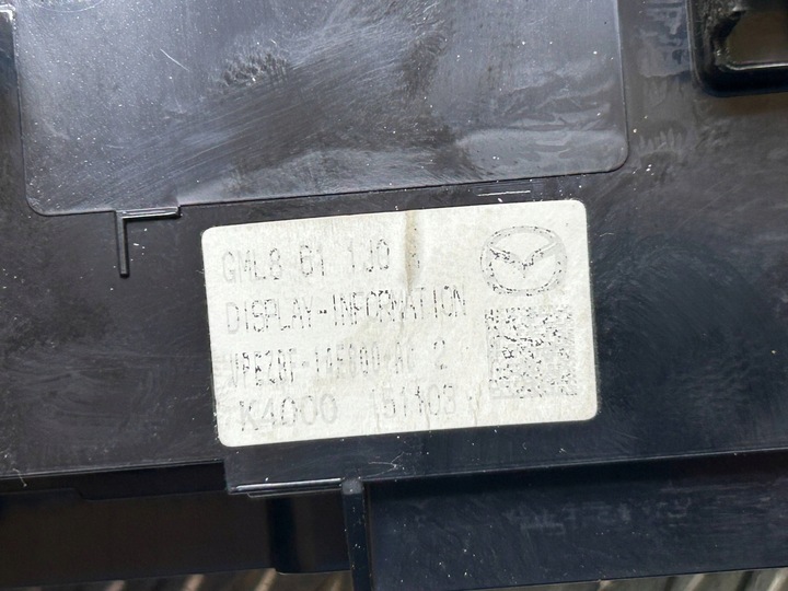 фото №7, Монитор дисплей экран сенсорный mazda 6 gj 2016 gml8611j0