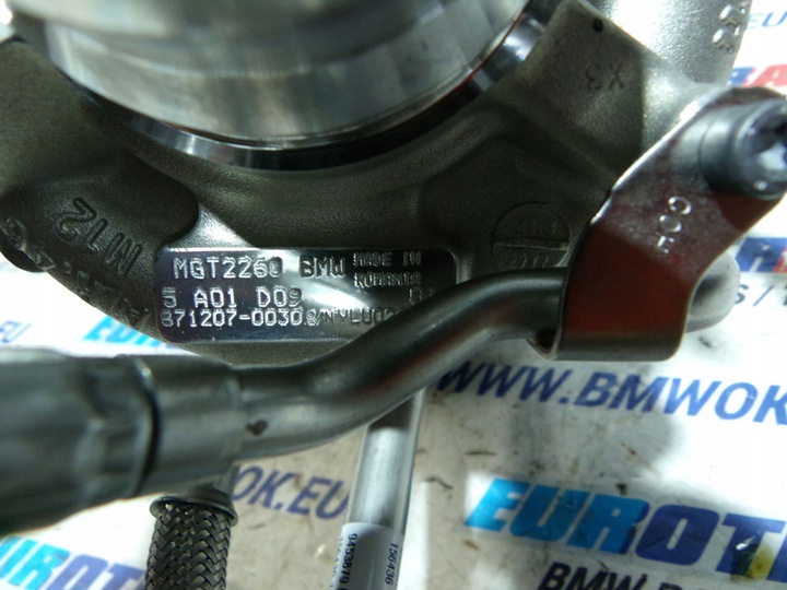 фото №11, Bmw g05 g06 g07 g12 g14 g16 g30 n63 турбіна турбонагнітач 5a01d09 5a01d10