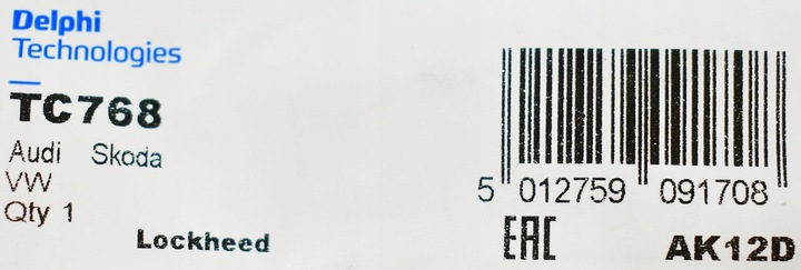 фото №2, Delphi tc768 важіль нижній переднє vw passat b5 b5.5 fl skoda superb i