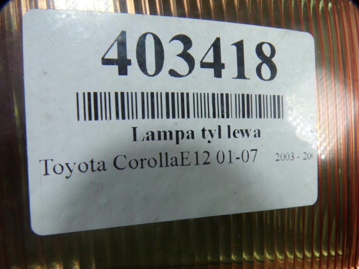 фото №9, Toyota corolla e12 фара задня ліва