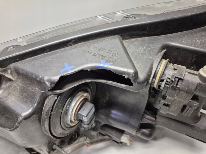 фото №10, Qashqai ii 2 j11 рестайлінг 17-21 лампа пошкоджена права перед передня 100-19009