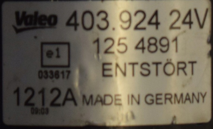 фото №3, Моторчик дворник daf xf 105 1254891