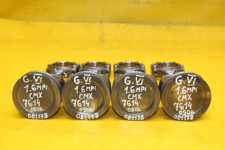фото №11, Поршень поршни шатун шатун vw golf vi audi seat skoda 1.6 mpi 081178 050k