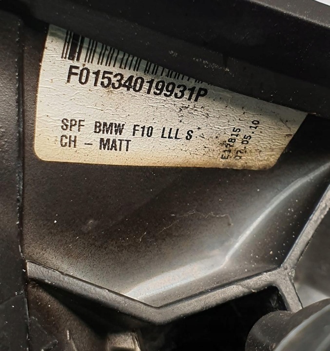 фото №9, Дзеркало ліві 3 pin imperialblau a89 фотохромний bmw 5 f10 f11 європа