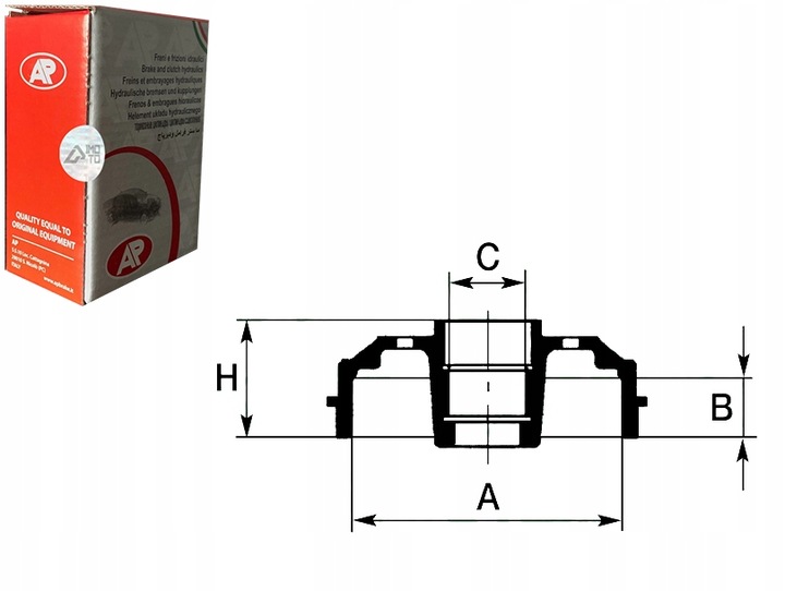фото №1, Комплект bębnów гальмівних ap 3049844 98ab1113be 9
