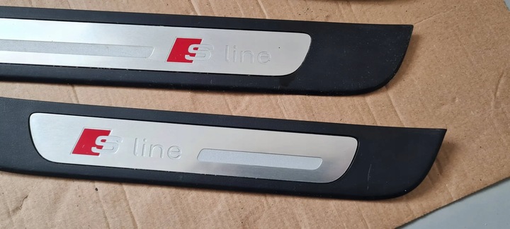 фото №11, A6 c7 4g рестайлінг планка планки накладки порогові перед зад ліві праві