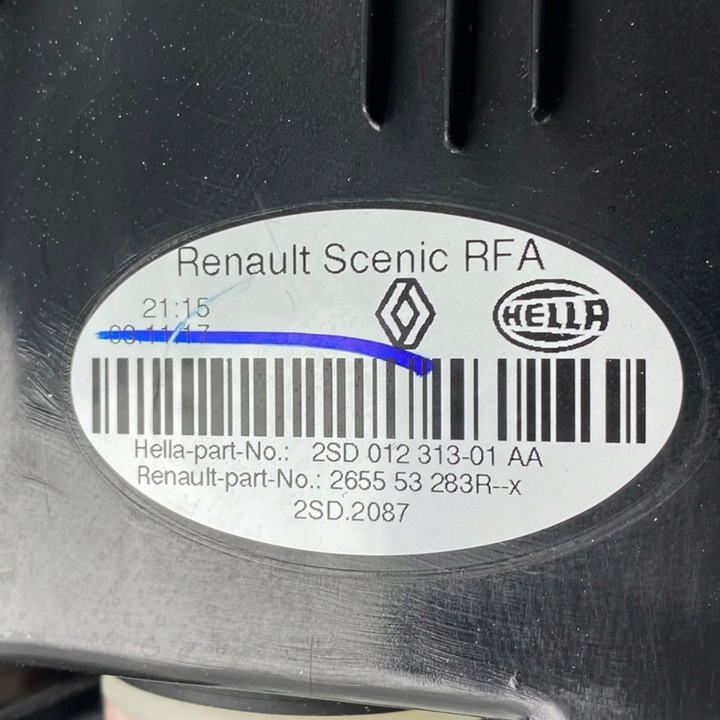 фото №14, Лампа лівий зад renault scenic iv grand 265553283r