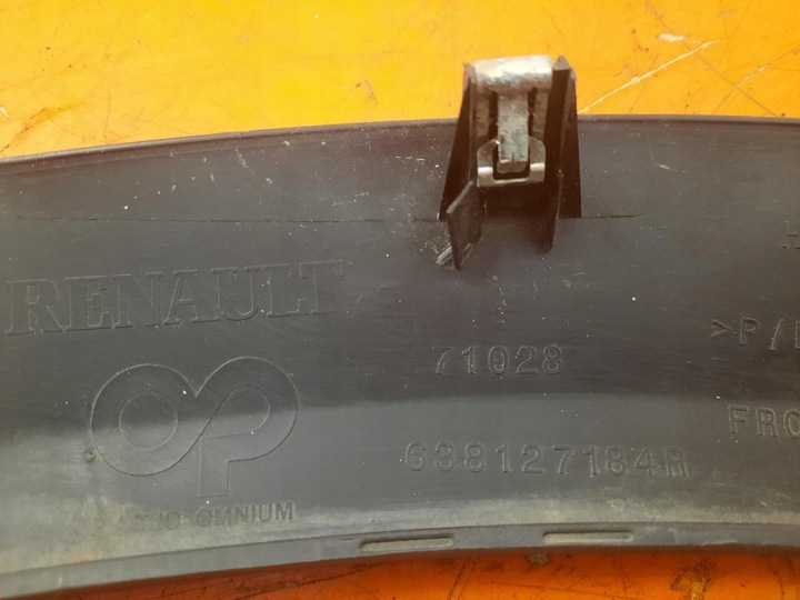 фото №7, Renault captur ii 19- планка крила перед праві 638127184r
