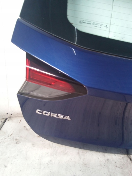 фото №5, K929 крышка багажника opel corsa f navy синий eqx