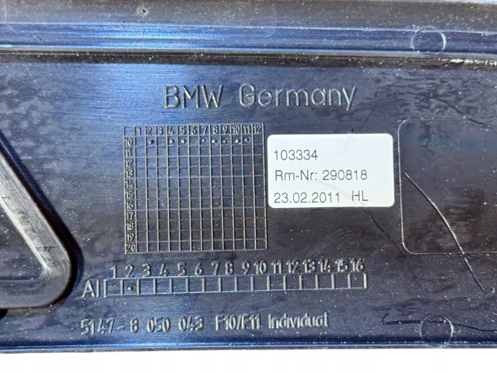 фото №6, Захист молдинг порогова ліве зад м-пакет bmw 5 f10 f11 8050051