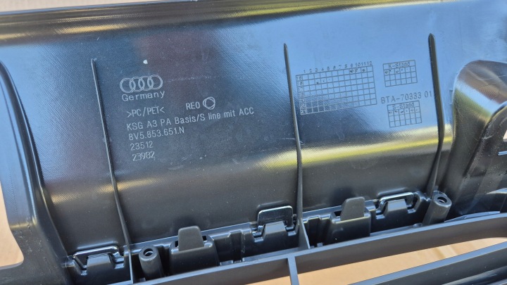 фото №12, Решётка радиатор решётка радиатора audi a3 8v рестайлинг 16-20 pod радар oem номер 8v5853651n новая !