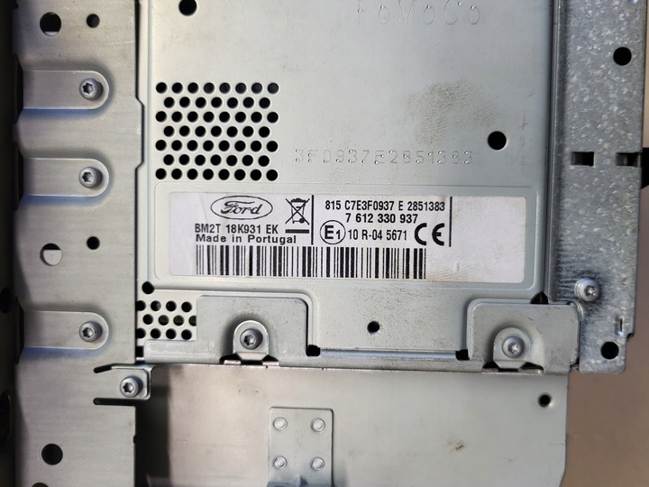 фото №11, Радіопрогравач навігація монітор модуль ford galaxy s-max 2014-2015r. оригінальний номер eu