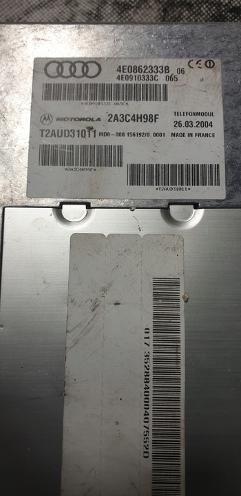 фото №4, Блок керування модуль телефону 4e0862333b audi a8 d3