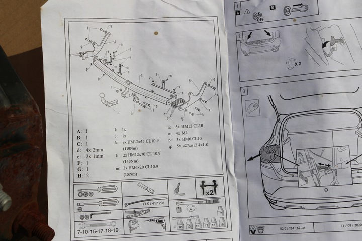 фото №7, Оригинал dacia logan ii sandero iii 3 stepway hak буксировочный 2020-2025