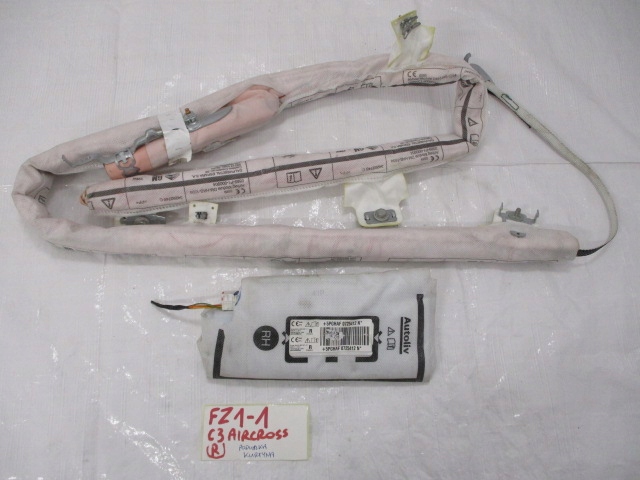 фото №1, C3 aircross шторка air bag подушка сидіння права