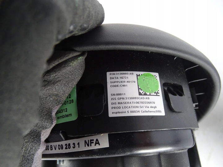 фото №7, Подушка air bag водія + кермо maserati grecale granturismo