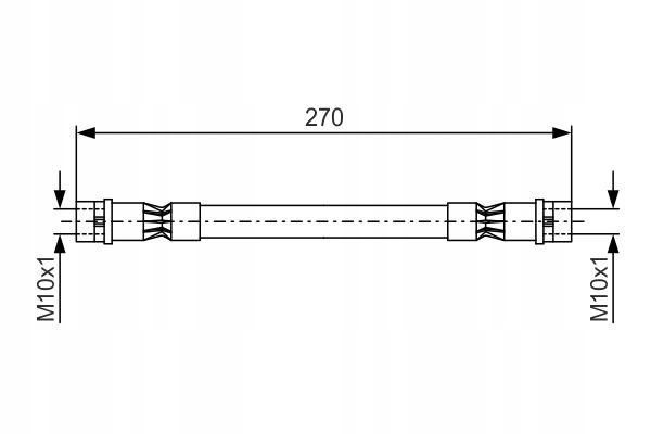 фото №2, Шланг гальмівний гнучкий bosch 1 987 476 404