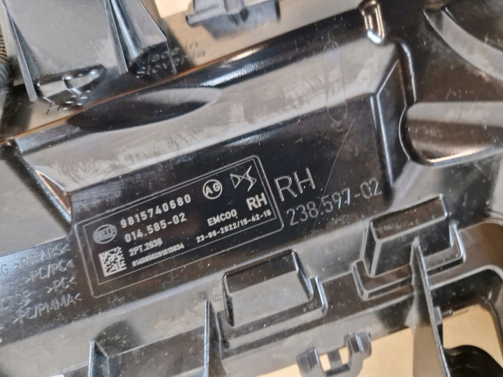 фото №7, Citroen ds4 ds 4 рестайлінг led drl права сторона праве 9815740680