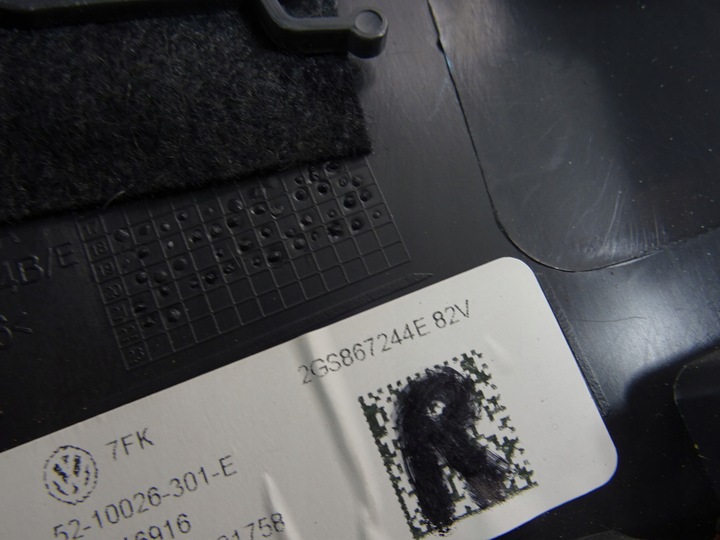 фото №10, Vw polo 2g рестайлінг r-line захист обшивка стійка праві 2g4868312a 2g486244