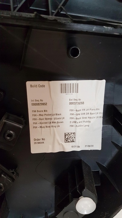 фото №9, Боковина дверь левый перед mini cooper f56 7312061