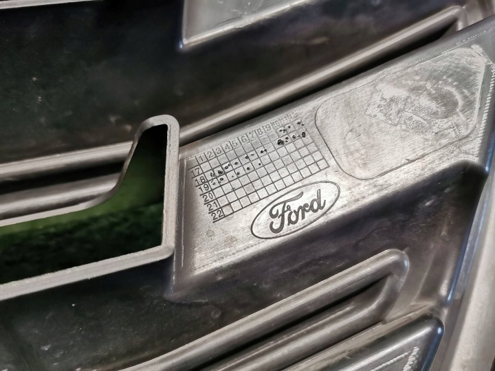 фото №10, Ford transit custom i рестайлінг 17- решітка радіатора перед jk21-17b968-ac