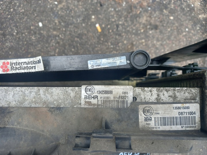 фото №7, Комплект радіатор citroen jumper ii 2.2 hdi 120 km