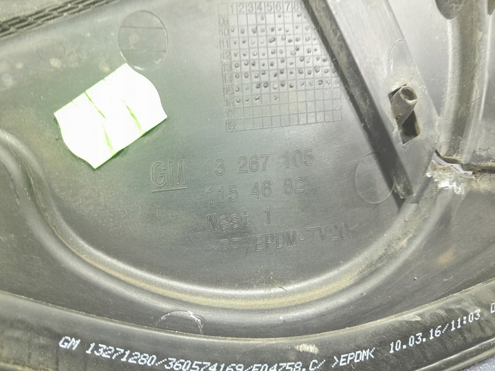 фото №6, Opel astra j панель під лобовим склом верхній eu 13267105