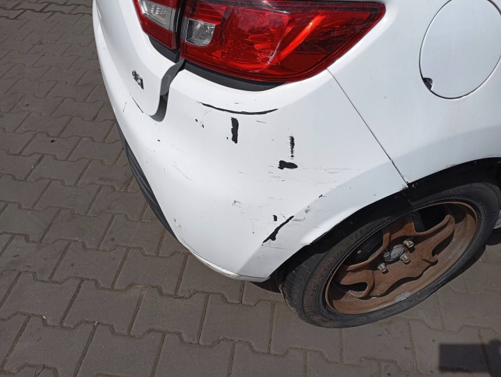 фото №6, Renault clio 4 iv bh 12-20 білий задній бампер 4x pdc 5d hb ov369 0v369