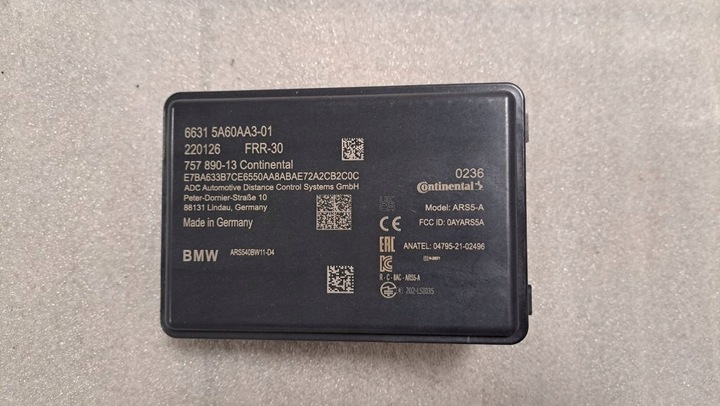 фото №1, Bmw u06 u11 g60 g70 ix u25 u10 g05 g06 g07 lci радар модуль acc 5a60aa3