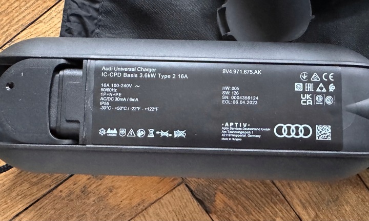 фото №9, Audi e-tron зарядное устройство sieciowa + сила 3.6kw оригинал