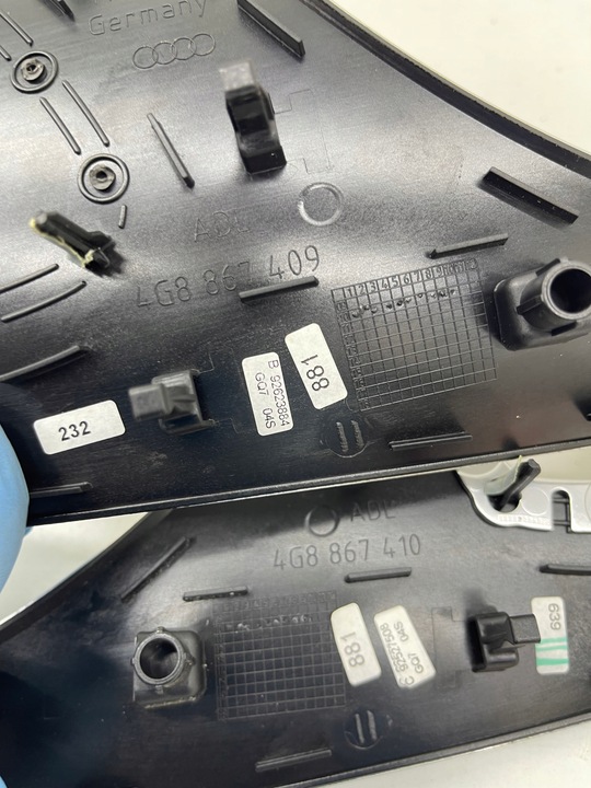 фото №15, Audi a7 c7 планки декоры дверь шлифованный алюминий 4x комплект!