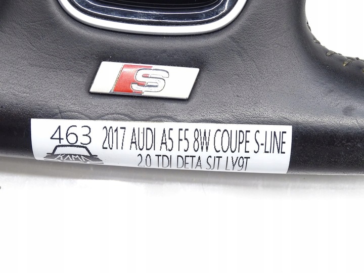 фото №13, Руль срезанная кожа мульти лепестки audi a5 f5 8w s-line 8w0419091dh