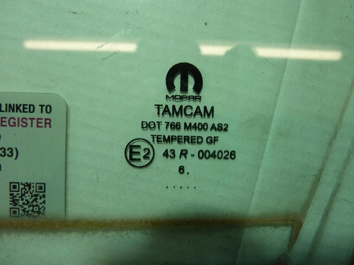 фото №2, Скло бокова fiat tipo 2016r. ліва передня