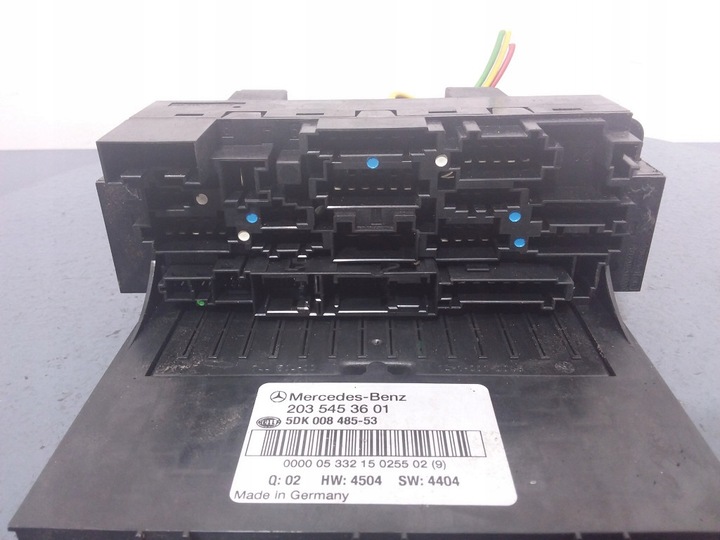 фото №5, Mercedes w203 2.2 cdi коробка предохранителей модуль sam 2035453601