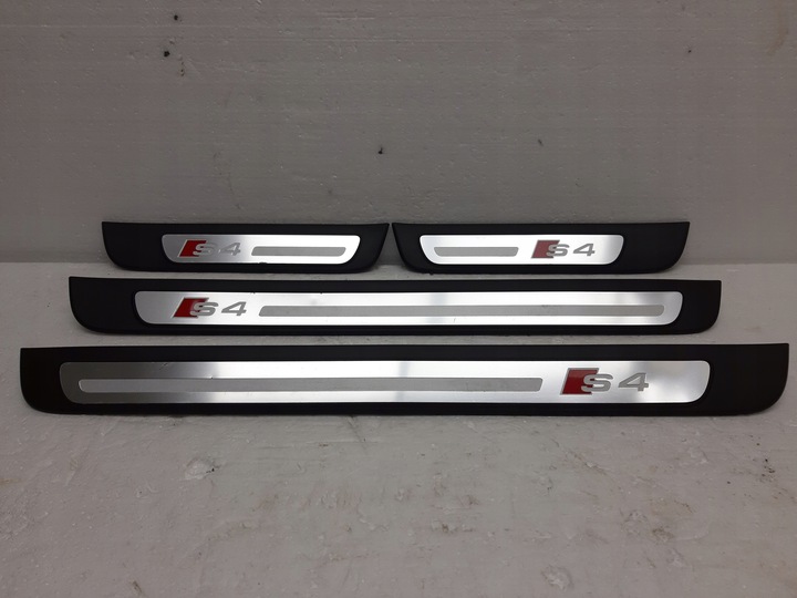 фото №1, Audi s4 b8 a4 b8 2007-2015 накладки планки пороговые внутренние s4 комплект