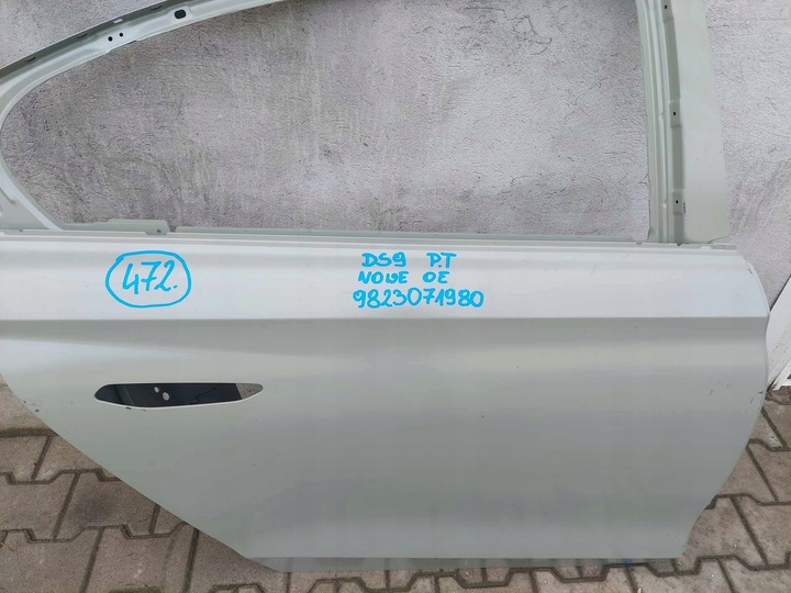 фото №3, Citroen ds9 двері праві зад задні нове оригінальний номер