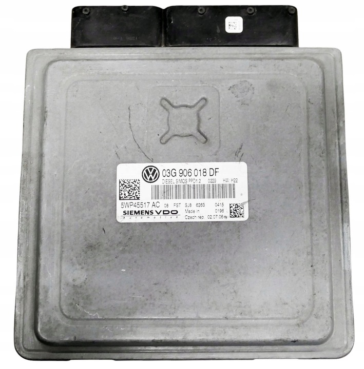 фото №1, Блок управления volkswagen golf v 2.0 tdi 03g906018df 5wp45517ac + программирование
