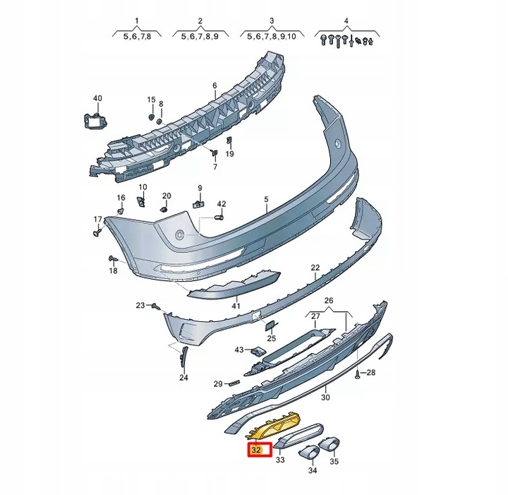фото №15, Audi q5 fy sportback задний левый element замка 80a807319d oem